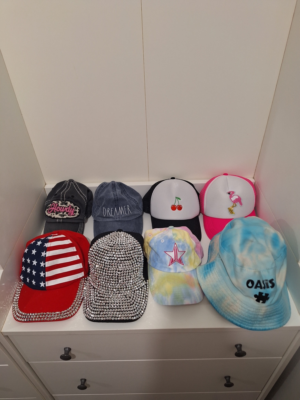NWOT..8 Casual Hats For Any Occasion.